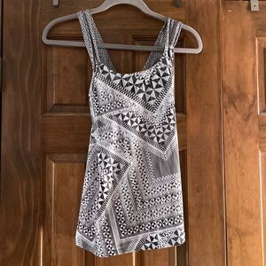 Prana Yoga Tank Top Black & White S